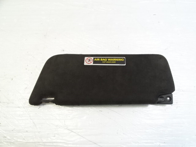 05 Mercedes W209 CLK55 sun visor, right, alcantara suede, black charcoal, AMG