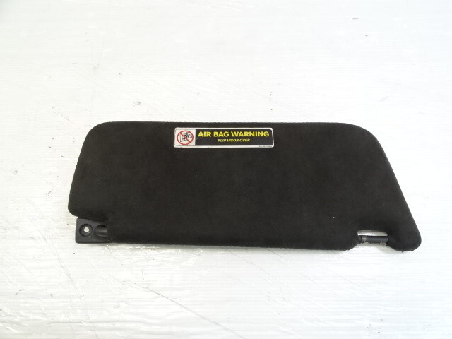 05 Mercedes W209 CLK55 sun visor, left, alcantara suede, black charcoal, AMG