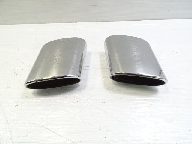 03 Mercedes R230 SL500 exhaust tips, set, left and right OEM