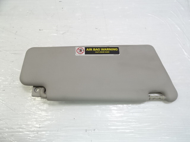 03 Mercedes R230 SL500 sunvisor, left 2308170320 alpaca gray