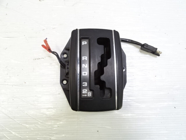 83 Mercedes R107 380SL gear shifter selector plate surround, 1072670047