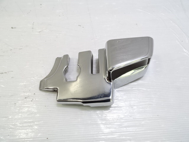 83 Mercedes R107 380SL trim, B pillar cover, right chrome 1076930435