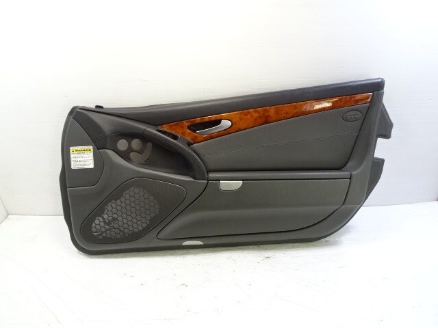 03 Mercedes R230 SL500 door panel, right, black/gray SL500 SL600