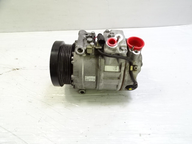 03 Mercedes R230 SL500 AC compressor 447220-9102 7SEU17C