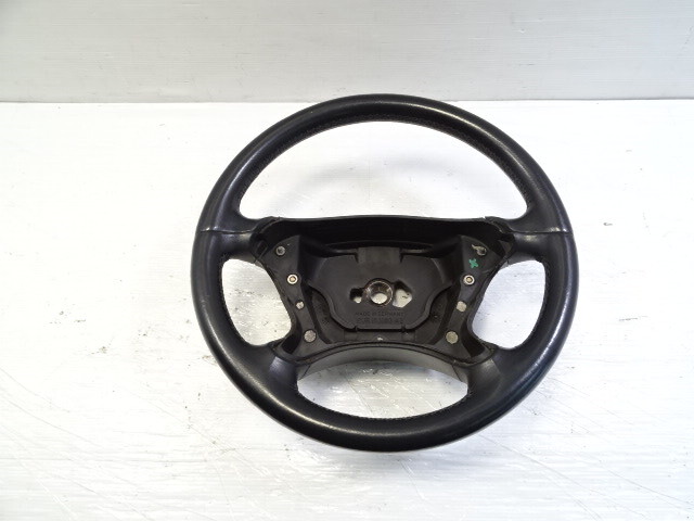 03 Mercedes R230 SL500 steering wheel, leather, 2304602903 black