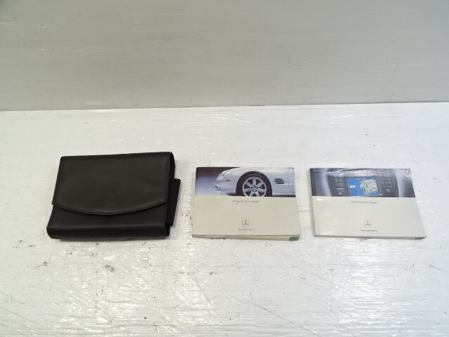 03 Mercedes R230 SL500 owners manual, w/ case, 2305842881