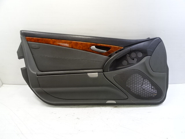 03 Mercedes R230 SL500 door panel, left, black/gray