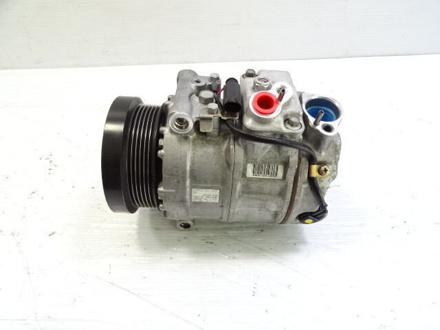 04 Mercedes R230 SL500 AC compressor 447220-9102 7SEU17C
