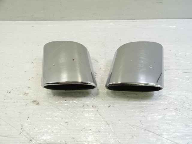 04 Mercedes R230 SL500 exhaust tips, set, left and right OEM