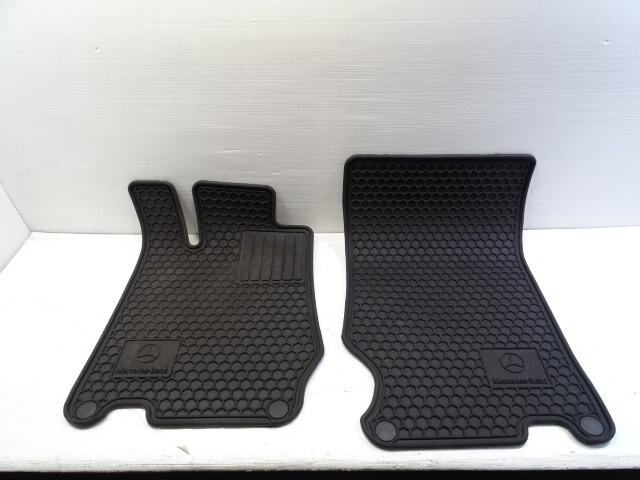 04 Mercedes R230 SL500 floor mats, all weather, rubber, black, bq6680677, bq6680678, OEM