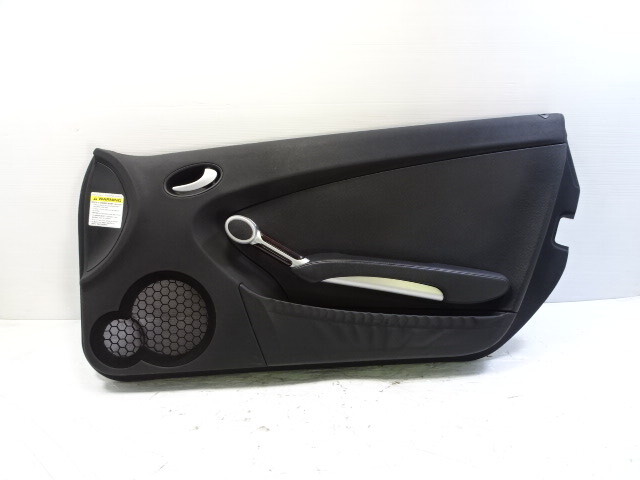 06 Mercedes R171 SLK280 door panel, right, black w/wood trim