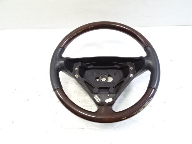 06 Mercedes R171 SLK280 steering wheel, leather/wood, black, 1714600203