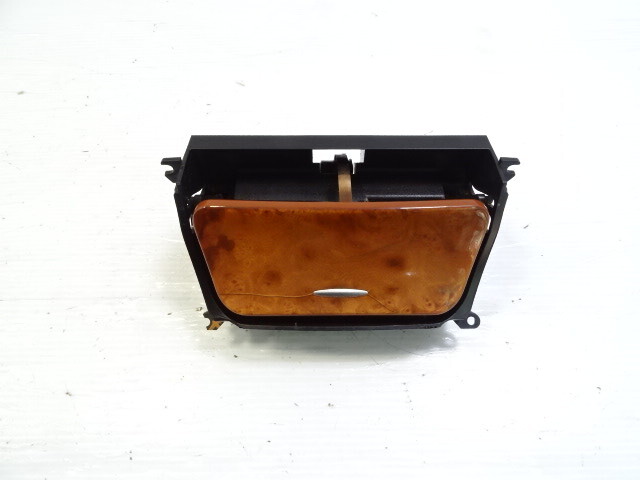04 Mercedes R230 SL500 ashtray center console, w/ wood trim, walnut, 2308100030