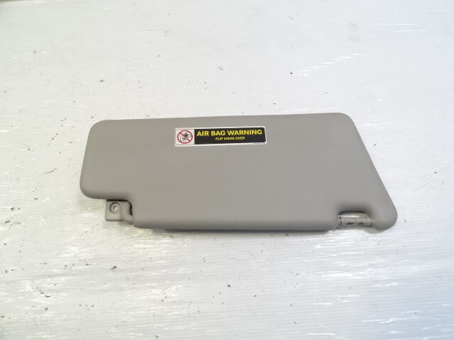 04 Mercedes R230 SL500 sun visor, left, alpaca gray 2308100510