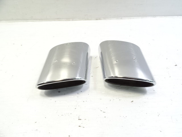04 Mercedes R230 SL500 exhaust tips, set, left and right OEM