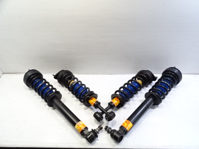 04 Mercedes R230 SL500 shock strut & coil spring set conversion front / rear Strut Masters Glide Ride SM 53G