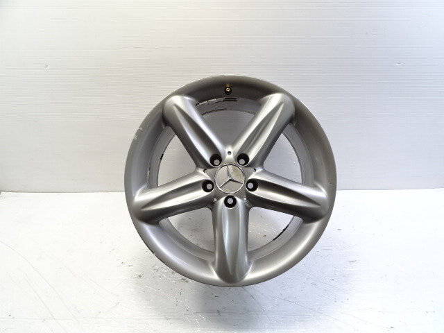 04 Mercedes R230 SL500 wheel, rim, rear, 9.5x18, 2304010502 silver