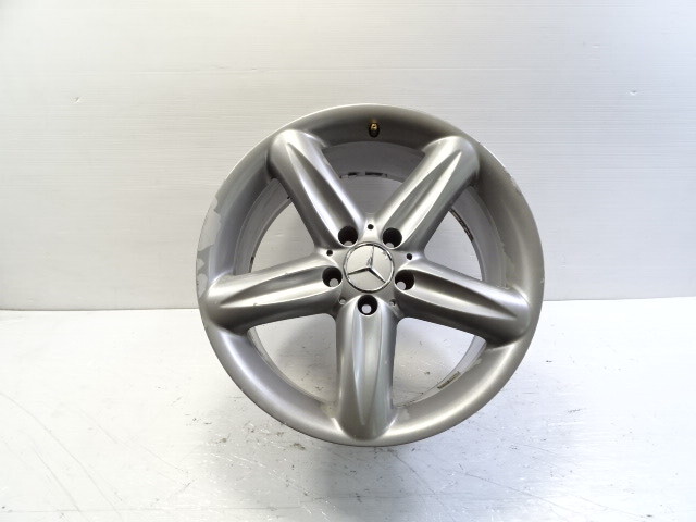 04 Mercedes R230 SL500 wheel, rim, rear, 9.5x18, 2304010502 silver