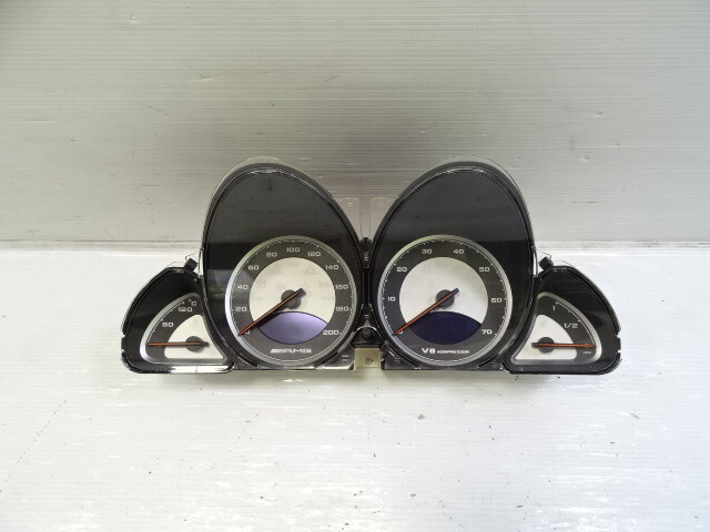 04 Mercedes R230 SL55 instrument cluster, speedometer, 2305406811 03-04
