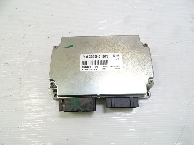 04 Mercedes R230 SL55 module, battery load 2305401045