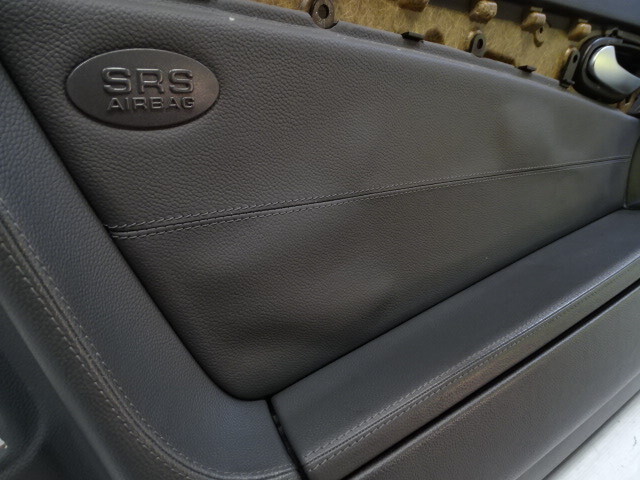 03 Mercedes R230 SL55 door panel, left, black/gray | eBay