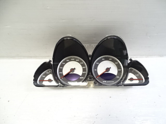03 Mercedes R230 SL55 instrument cluster, speedometer, 2305406511
