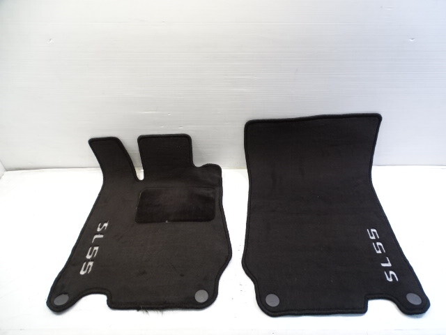 03 Mercedes R230 SL55 floor mats, black OEM SL55