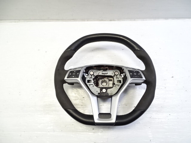12 Mercedes W204 C63 steering wheel, black alcantara AMG