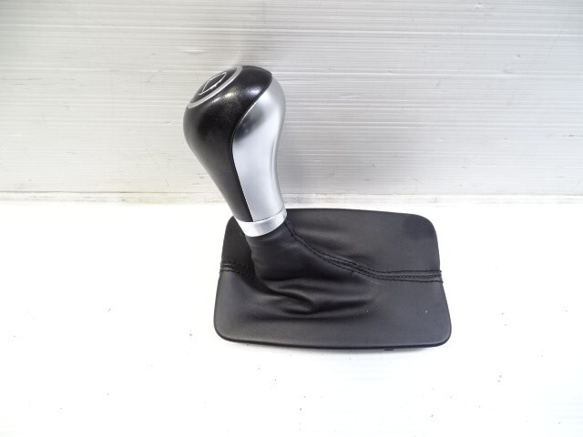 12 Mercedes W204 C63 shift knob, w/shifter boot, 2042677710, black