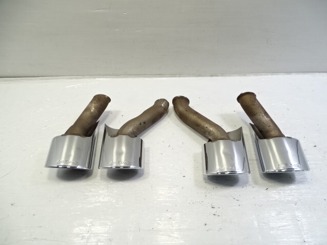 12 Mercedes W204 C63 exhaust, muffler tips AMG coupe