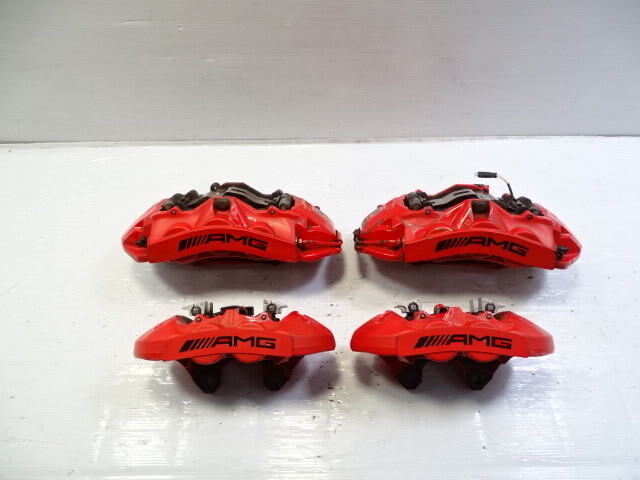 12 Mercedes W204 C63 brake calipers, front / rear AMG