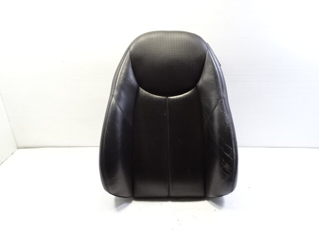 03 Mercedes R230 SL500 seat cushion, back, left, black designo