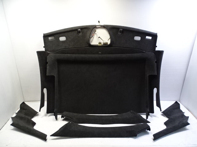 03 Mercedes R230 SL500 trim set, headliner, alcantara, charcoal gray SL600 SL55 AMG