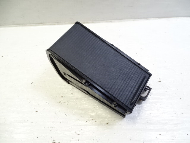 99 Mercedes R129 SL500 cup holder, on center console, blue