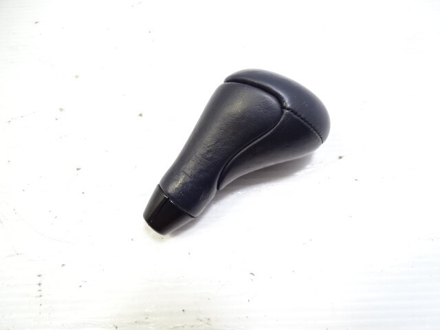 99 Mercedes R129 SL500 shift knob, gear shifter, leather, blue