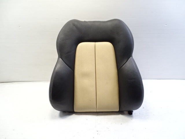 01 Mercedes R170 SLK320 seat cushion, right, back, black-siam beige
