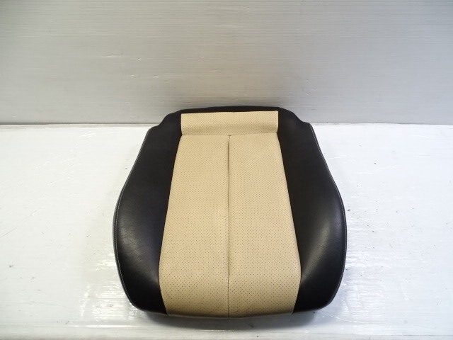 01 Mercedes R170 SLK320 seat cushion, right, bottom, black-siam beige