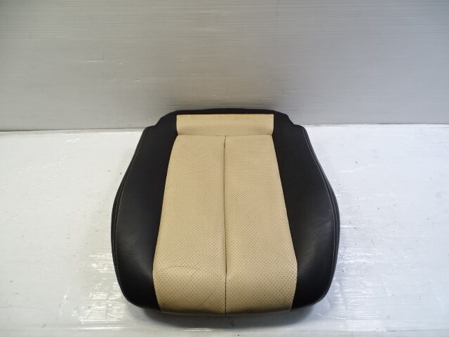 01 Mercedes R170 SLK320 seat cushion, left, bottom, black-siam beige