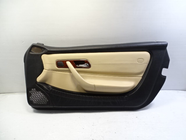 01 Mercedes R170 SLK320 door panel, right, 1707203870, black-siam beige
