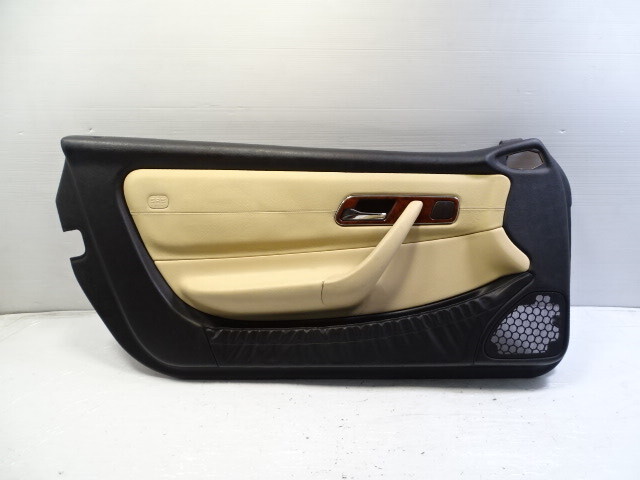 01 Mercedes R170 SLK320 door panel, left, 1707203870, black-siam beige
