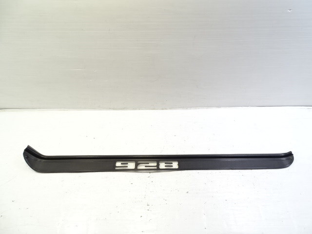 87 Porsche 928 S4 trim, door step sill, right inner, black 92855105602