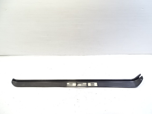 87 Porsche 928 S4 trim, door step sill, left inner, black 92855105502