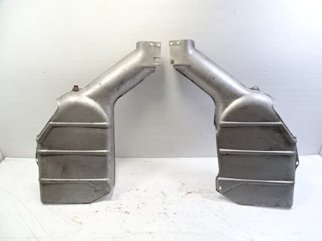 87 Porsche 928 S4 heat shield set, exhaust cover, front, 92837506701 92837506801