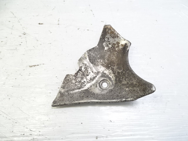 87 Porsche 928 S4  heat shield, baffle plate, right front, 	92834138405