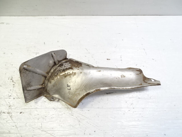 87 Porsche 928 S4 heat shield exhaust left front, 92850492105