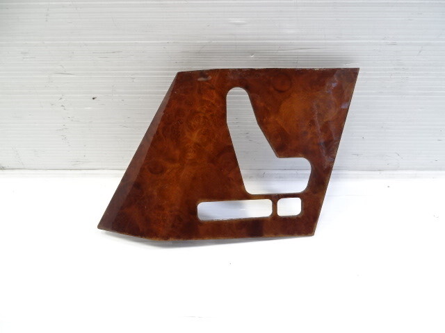 90 Mercedes R129 300SL trim, seat switch wood bezel, left, 1297270111