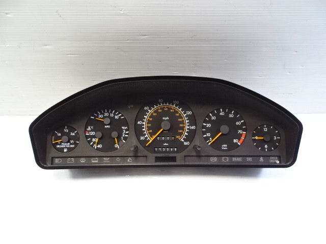 90 Mercedes R129 300SL instrument cluster, speedometer 1295403911 90-93