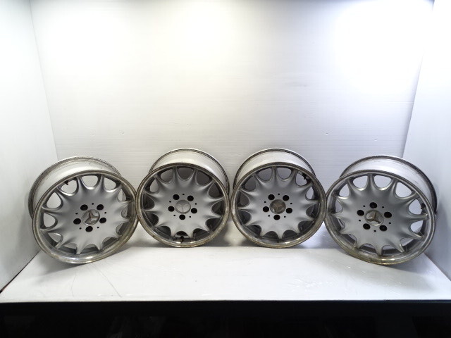 90 Mercedes R129 300SL wheel set, rim, 8x16 ET34 1294010702 16 inch OEM silver