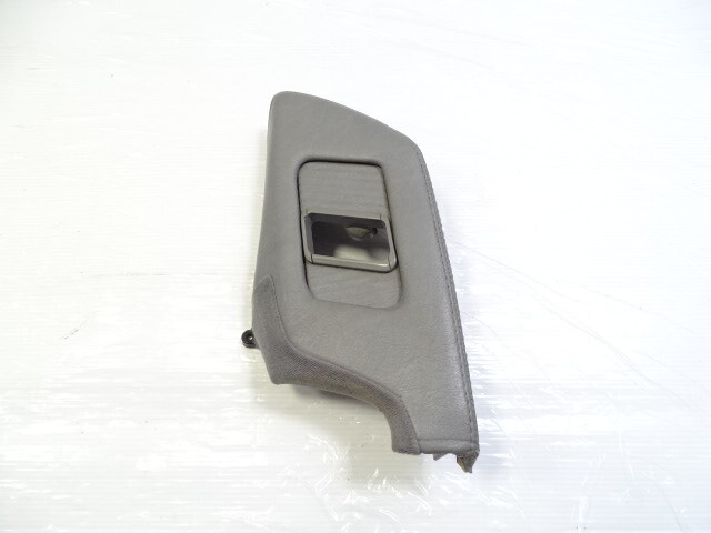 96 Mercedes R129 SL320 trim, seat belt cover, left, gray 1299110122