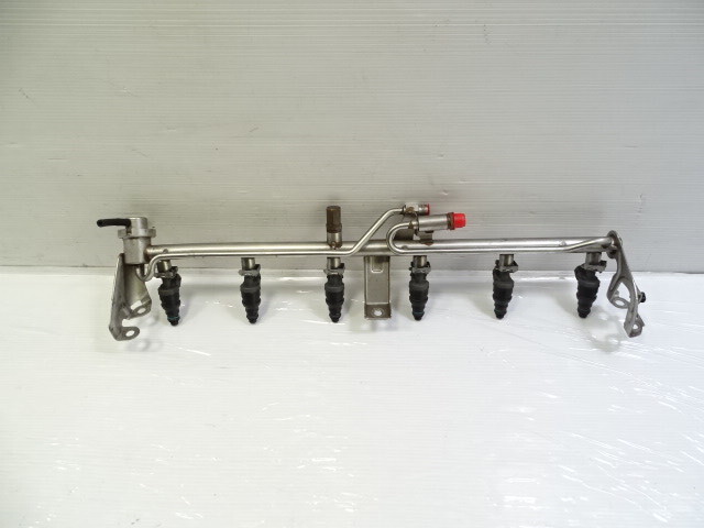 96 Mercedes R129 SL320 fuel rail w/ injectors, set of 6, 0000787323